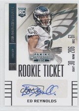 2014 Panini Contenders /150 Ed Reynolds (Seat Row Sec) #127 Auto 0f8