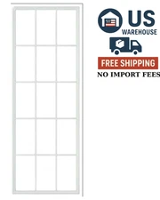 Universal White 22 x 64 - 15 Lite Frame Only