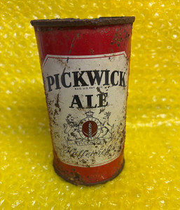 PICKWICK ALE FLAT TOP BEER CAN HAFFENREFFER BREWING, BOSTON, MASSACHUSETTS