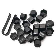 20pcs Car Wheel Nut Caps 19mm Universal Lug Nut Covers Bolt Caps 19 Mm Black