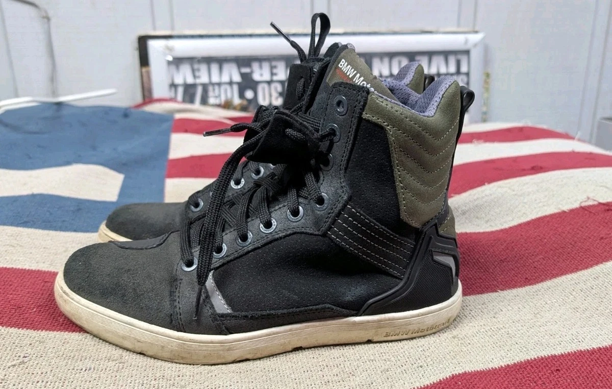 BMW MOTORRAD 7622SNKR Mens EU 40 US 7 Sneaker Ride Motorcycle Zip