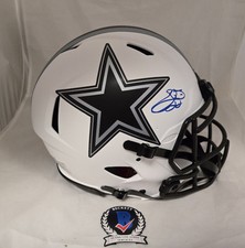 Emmitt Smith Signed Lunar Dallas Cowboys Full Size Authentic Helmet Beckett Auto