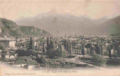 Aigle VD et la Dent du Midi