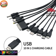 10-in-1 Multi-Function USB Charging Cable Universal Multi-Head Phone Charger