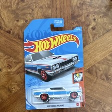 Hot Wheels 1970 Amc Rebel Machine Muscle Mania 164 Diecast Car Blue Hot Wheels 1970 Amc Rebel Machine Muscle Mania 164 Diecast Car Blue