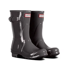Hunter Original Short Gloss Women's Boots, Seep, W7