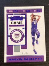 2019-20 Panini Contenders MARVIN BAGLEY III Game Ticket Blue /99 #77 Kings