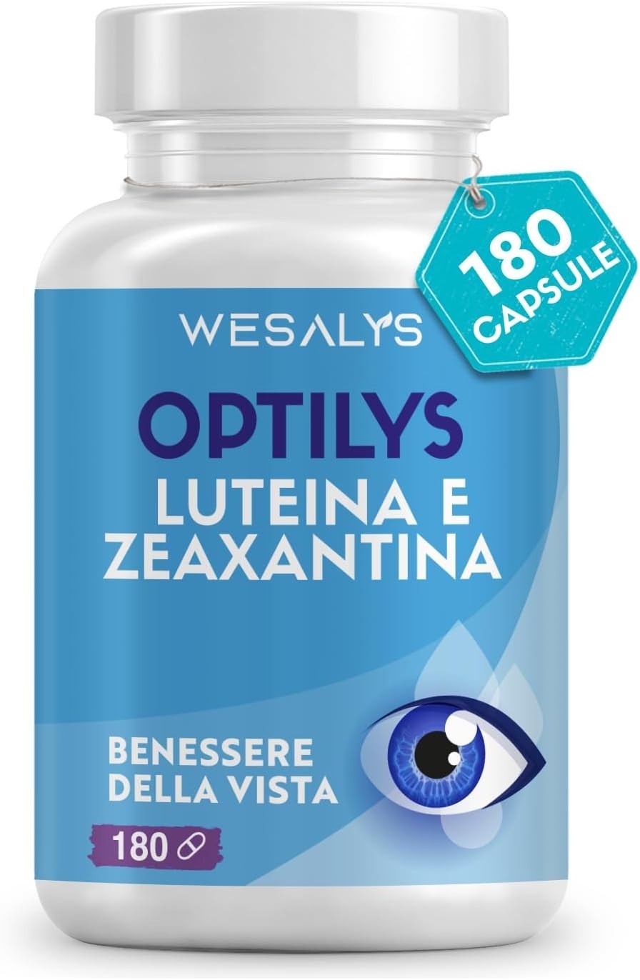 Miglior Integratore Vista Luteina Zeaxantina 180 Capsule Alto Dosaggio