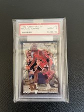 1992-93 Fleer Total D Michael Jordan PSA 8