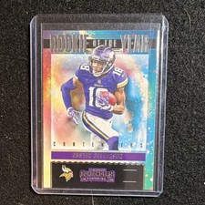 Panini Contenders 2020 Justin Jefferson #RY-JUJ Rookie of the Year Vikings Card. rookie card picture