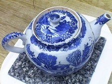 CHINESE BLUE AND WHITE TEAPOT
