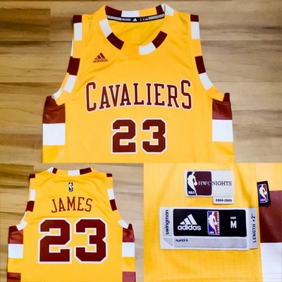 LeBron James Cleveland Adidas Jersey Swingman Checkers HWC 04/05