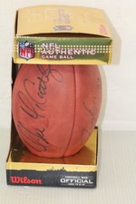 Mike McCarthy Signed Footbal Signature Autograph