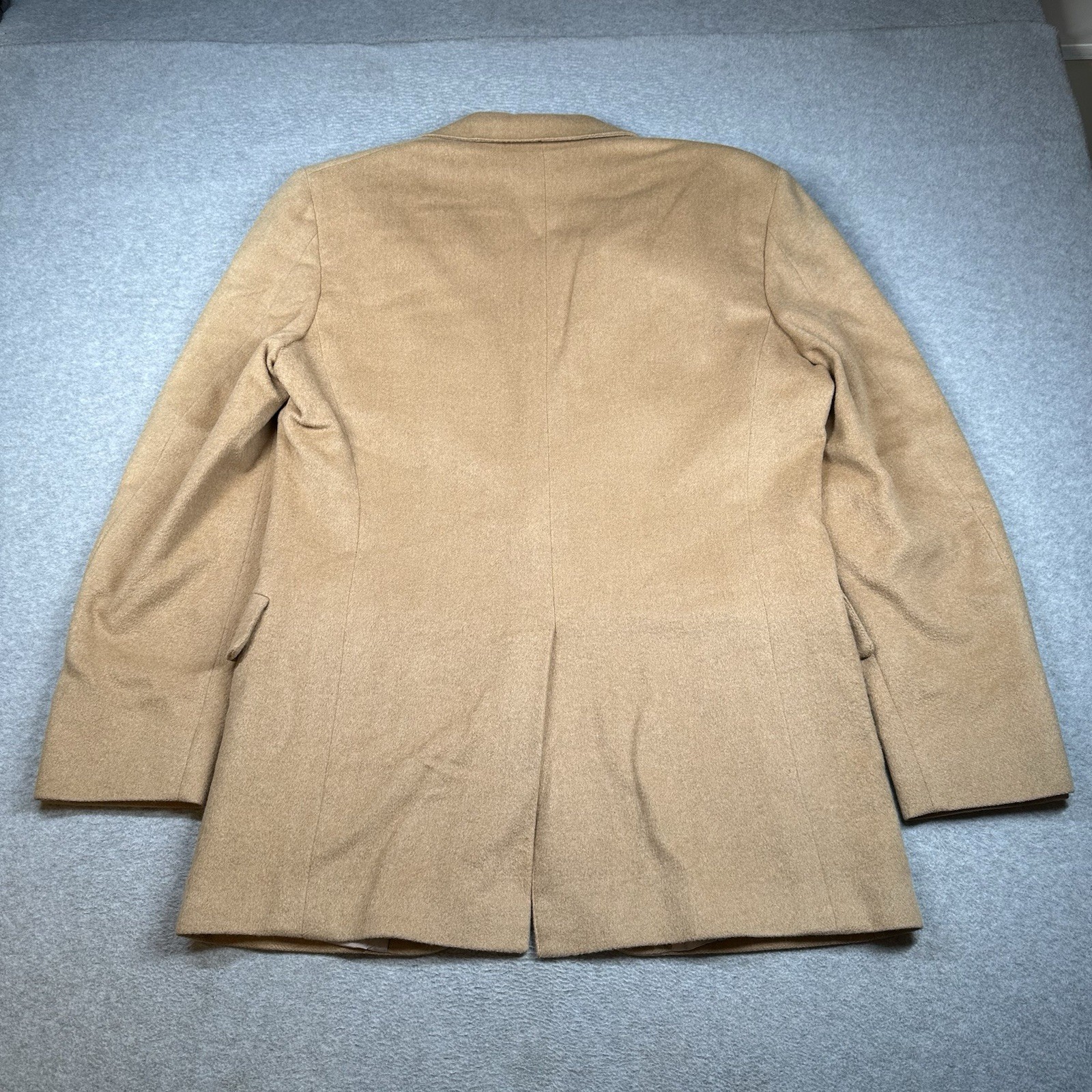 Vintage Embassy Square by Richman Brothers 100% Camel-Hair Blazer 42L Brown