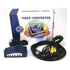 VGA/SVGA PC/MAC Computer TV/RCA/SVHS/VCR/LCD/LED/Plasma/HDTV Converter SH DISC