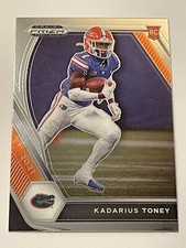 2021 Prizm Draft Picks Football #117 - Kadarius Toney RC - Florida Gators