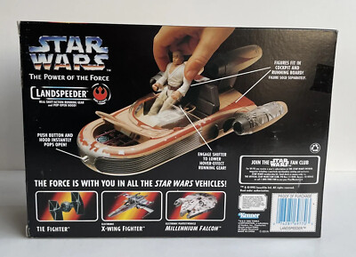 🔥1995 Star Wars LandSpeeder Power of the Force Land Speeder