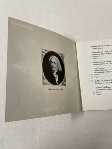 Johann Sebastian Bach Transcriptions Leonard Slatkin Classical Music CD - Picture 5 of 8