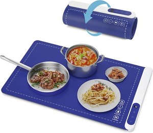 WYNESS Electric Warming Tray with 6 Temperature Settings, Silicone Electric Heat