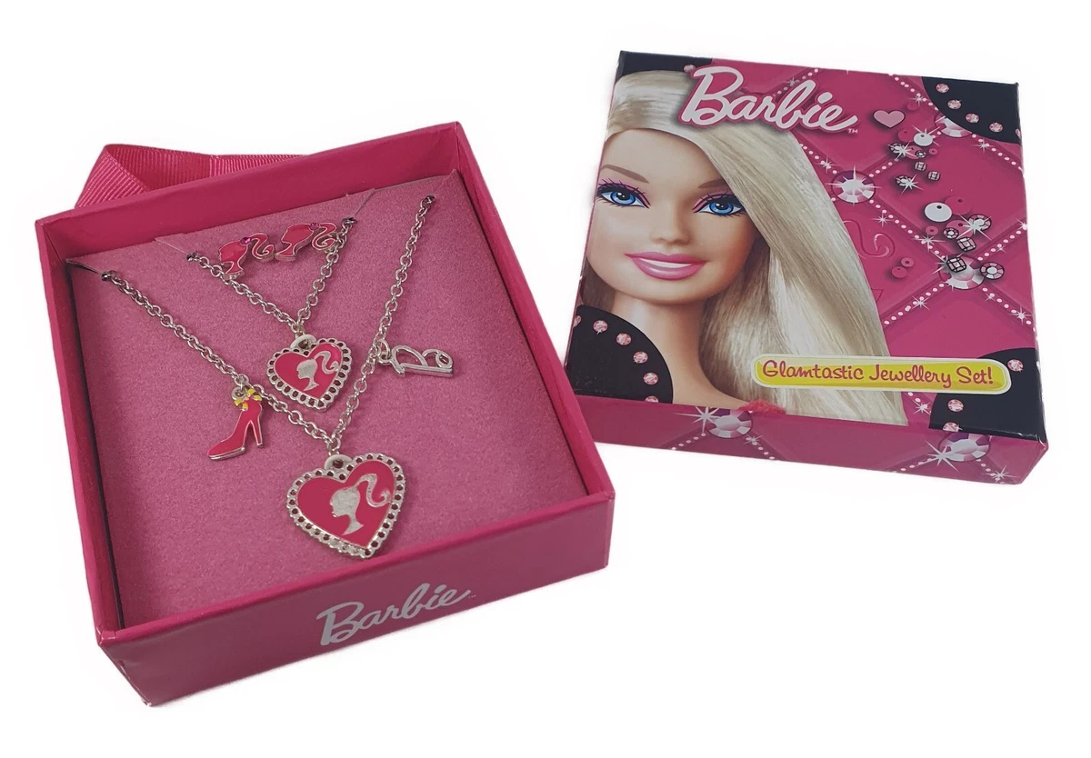 Barbie Necklace Bracelet Earring Set Or Set 3 Pairs Earrings