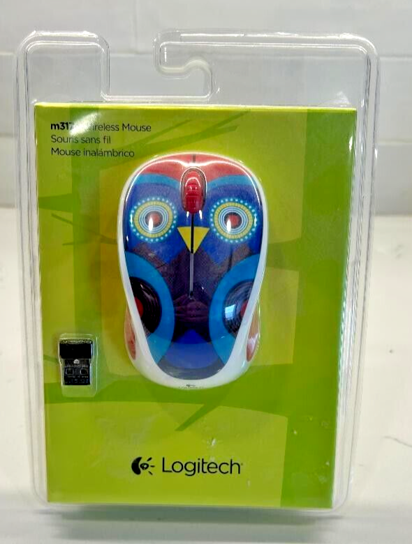 Logitech Design Collection Wireless Mouse - Owl (910-004464)