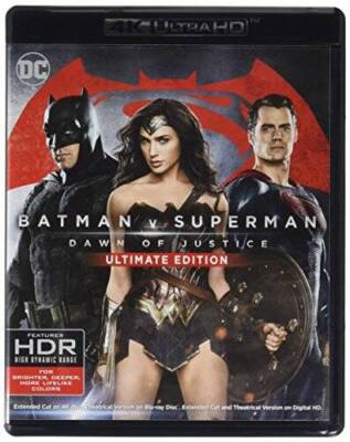 Batman v Superman: Dawn of Justice (4K Ultra HD) - Blu-ray By Ben Affleck - GOOD