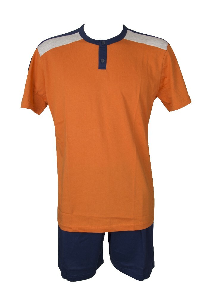 Пигьяма уомо маника корта панталоне корто колло серафино котоне РАГНО СПОРТ арти