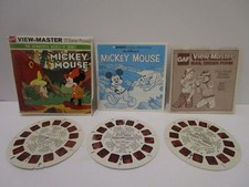 GAF View-Master COMPLETE 3 Reel Set Walt Disney's Mickey Mouse B528 - 158