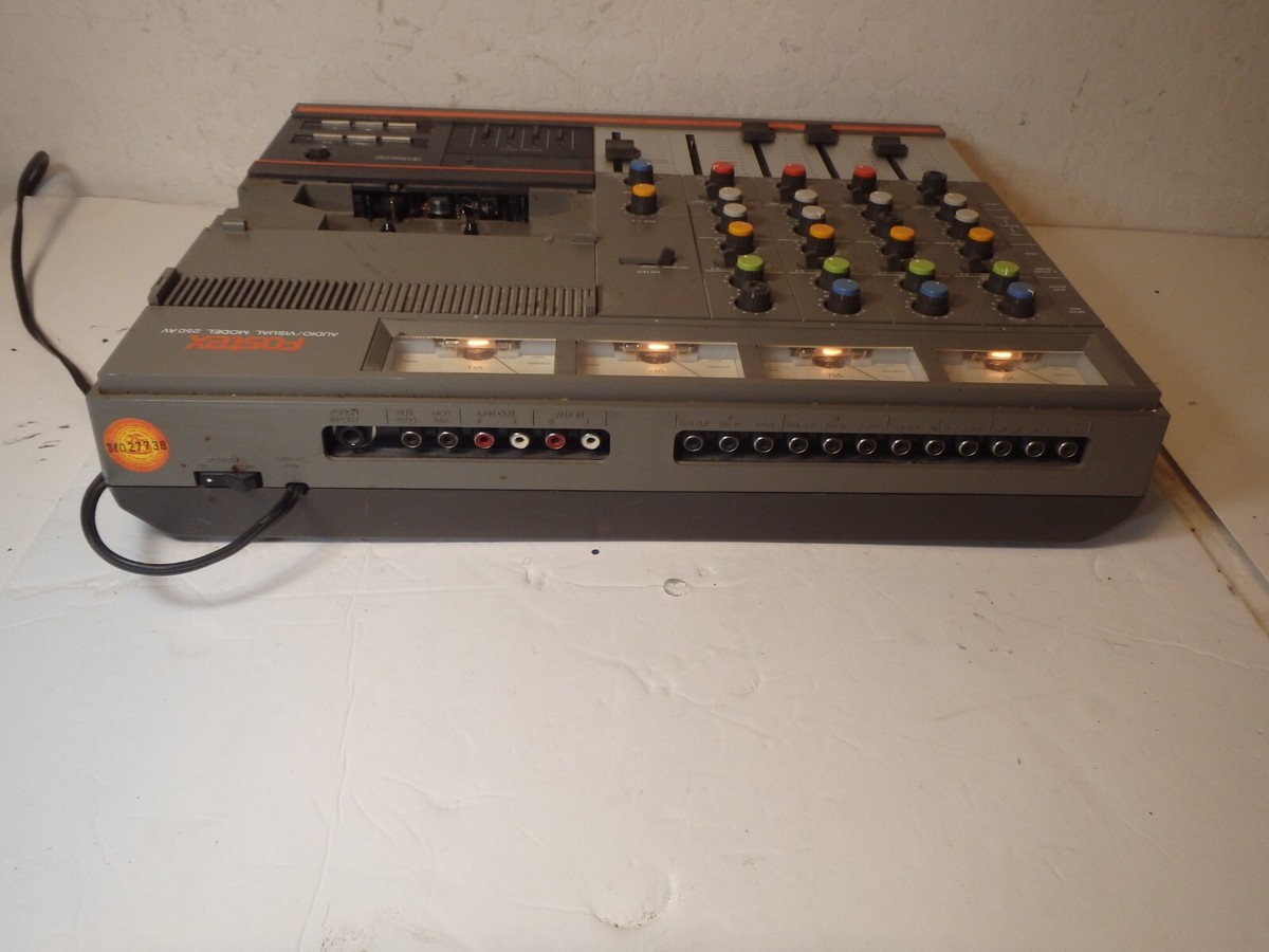 Vintage Fostex 250AV Audio/Visual 4-Track Cassette Recorder Vintage Fostex 250AV Audio/Visual 4-Track Cassette Recorder