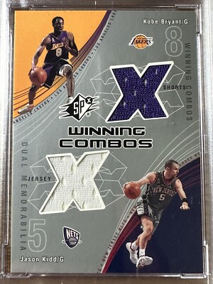 上品なスタイル Jason - Bryant Kobe Kidd Dual Combos Winning SPx 2002-03 Upper Deck