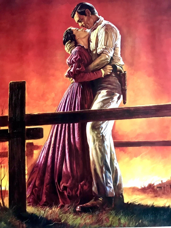 Vom Winde verweht - Gone with the Wind Plakat Poster by Renato Casaro, TOP - Bild 2 von 3