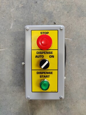 HOFFMAN  ED3PBM  3 Button Enclosure  8'' x 4'' x 3-3/4'' With Buttons and Switch