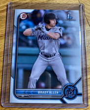 2022 Bowman Chrome Prospects Brady Allen #BP36 Baseball Card Near Mint Base Set
