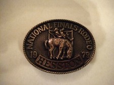 MINT CONDITION 1979 HESSTON LE BELT BUCKLE