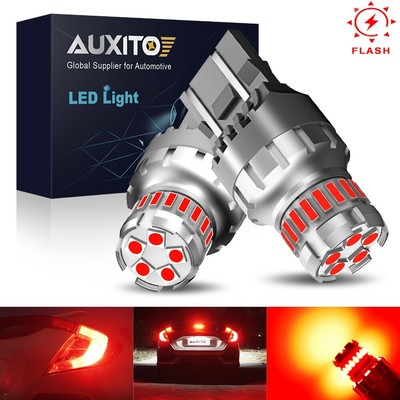 7443 7444 7440 T20 Red LED Bulb Strobe Brake Tail Stop Parking Light Bright Lamp