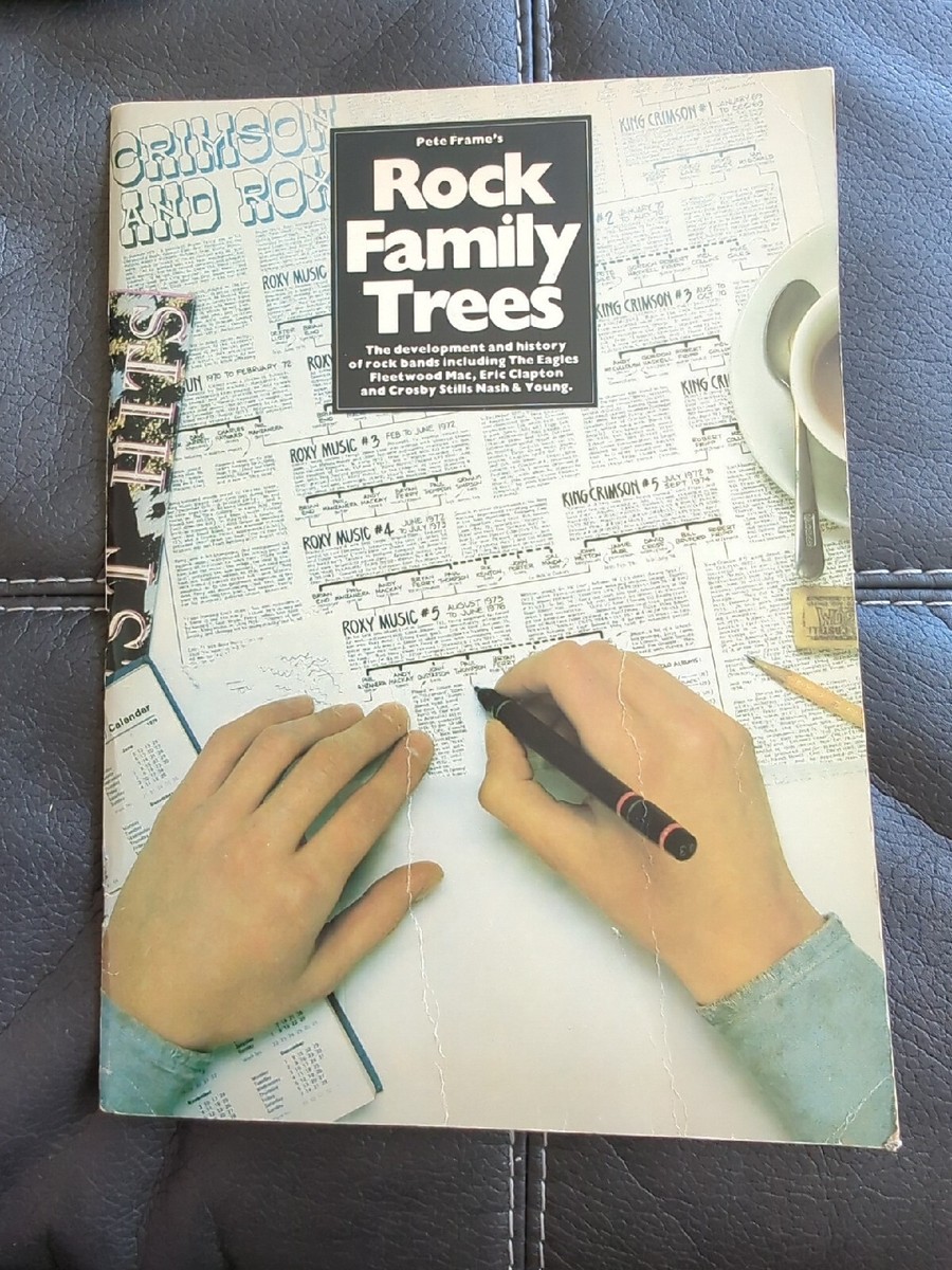 ROCK FAMILY TREES by Pete Frame Paperback 1980 Edition ROCK FAMILY TREES by Pete Frame Paperback 1980 Edition