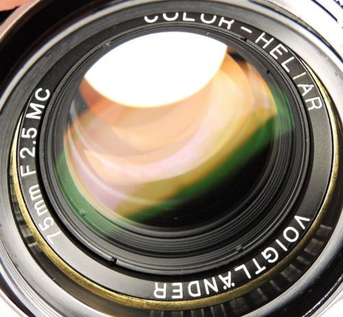 Voigtlander 75mm f2.5 Colour-Heliar MC Nikon SLR mount - Picture 7 of 12