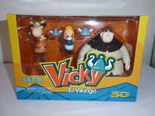 Vic le Viking Figures Set A - Gorm + Vicky + Fax - SD Toys - MIB (C210)