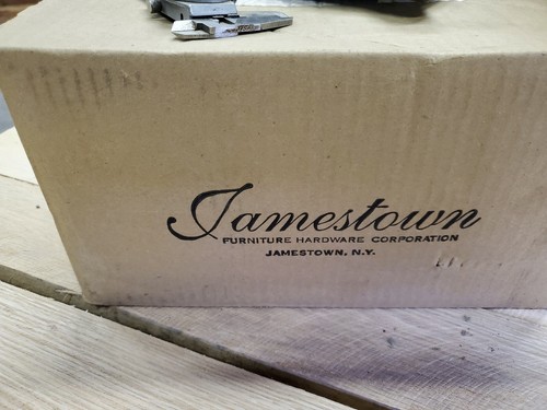 Jamestown Brass Cup Caster 1" dia. wheel Lt Sherwood Finish Sold by the Piece - Picture 7 of 7