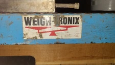 WEIGH-TRONIX FLOOR SCALE,  Model W1-110 with 2 LED Display Units