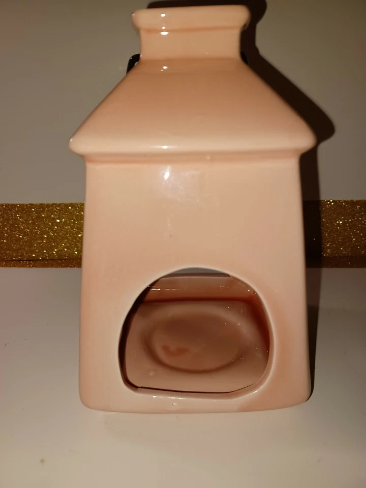 NUEVO Candelabro Colgante Cerámica Rosa Candelabro Colgador de Alambre Foto 4 de 4