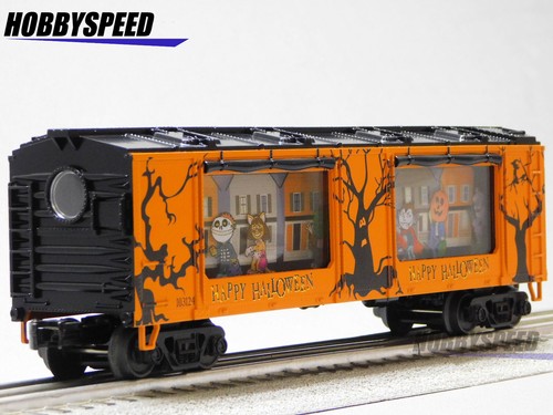 MTH RAILKING HALLOWEEN TRICK OR TREATERS ACTION CAR freight O GAUGE 30-79690 NEW - Picture 2 of 9