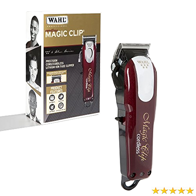 Human Hair Clippers Natural Long Curly Girls Mens Cordless