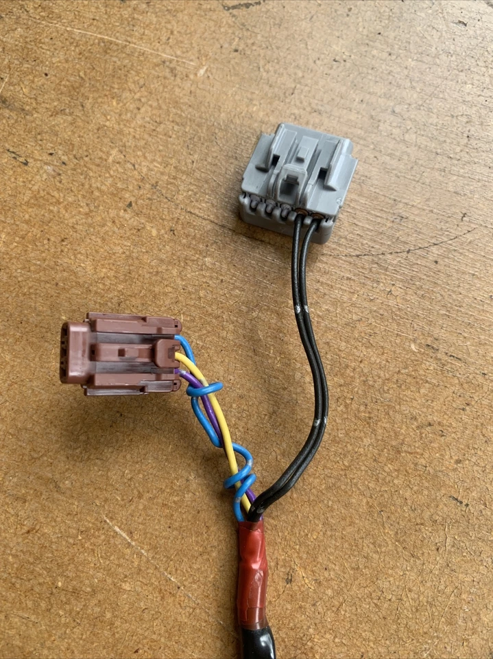 Espejo de puerta exterior delantero izquierdo 99-01 Infiniti QX4 5 cables borgoña perla Foto 4 de 4