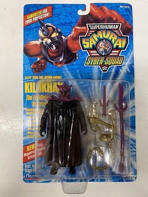 Superhuman Samurai Syber-Squad KILOKHAN Playmates 1994 Vintage Figure Sealed K1