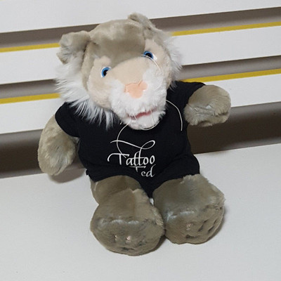 TATTOO TED PLUSH TOY SOFT TOY BEANIE TOY ABOUT 24CM TALL!