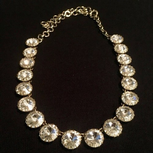 J.Crew Crystal Venus Flytrap Necklace 