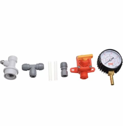 Kegland Blow Tie Spunding Valve Adjustable PRV 0-40 PSI Gauge Corny Ball Lock - Picture 3 of 16