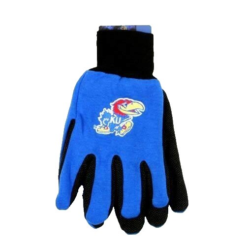 UNIVERSITY OF KANSAS KU JAYHAWKS SPORT UTILITY GLOVES SZ MED