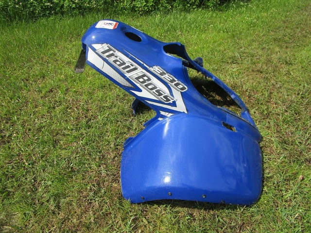 BLUE FRONT FENDERS! 02-04 polaris trail boss 330 sportsman 600 700 body